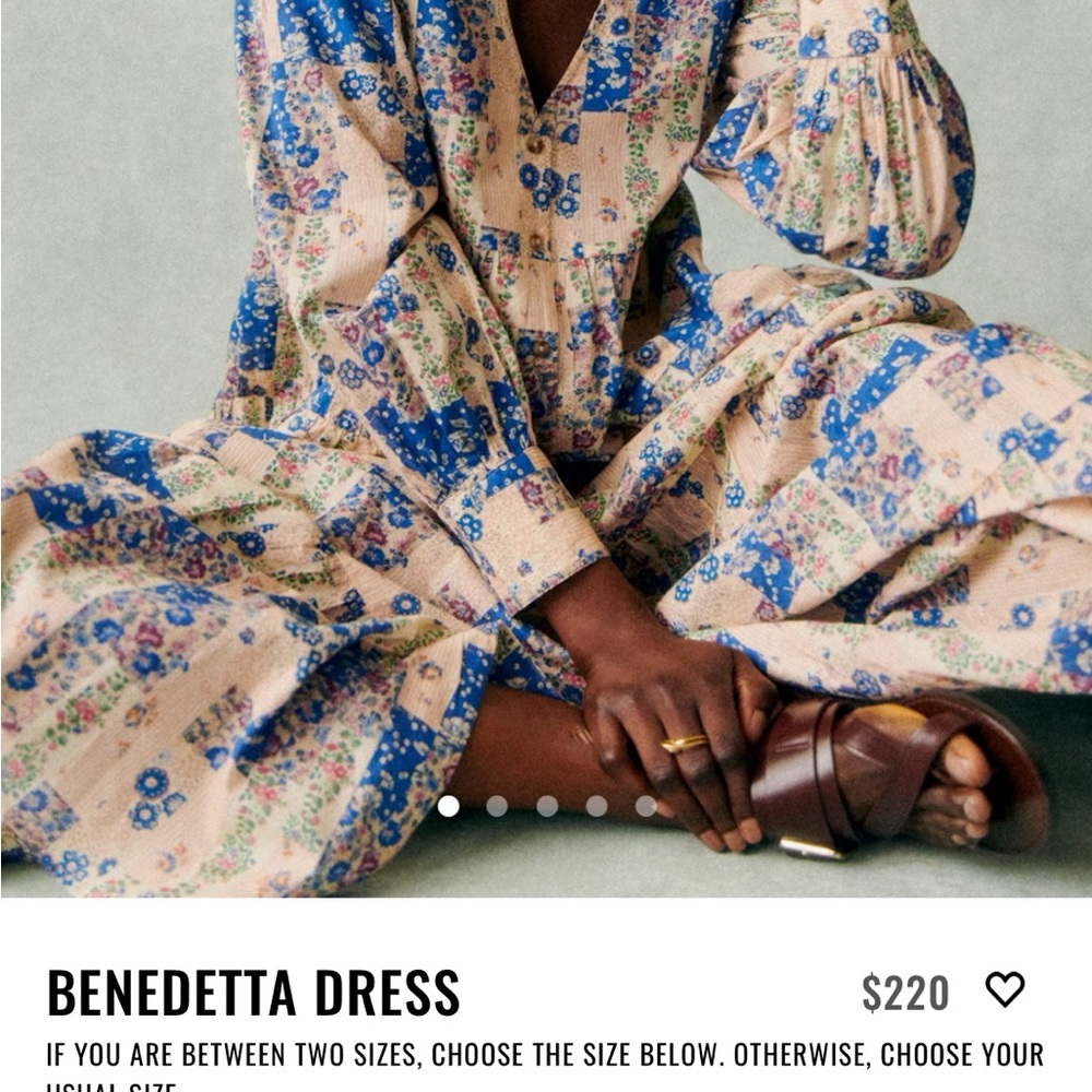 Sezane Benedetta Patchwork Print Dress - Picture 8 of 15